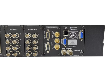 WOHLER AMP2-16V-3G Dual 4.3 in OLED 3G HD/SD-SDI 16-Channel Audio Video Monitor