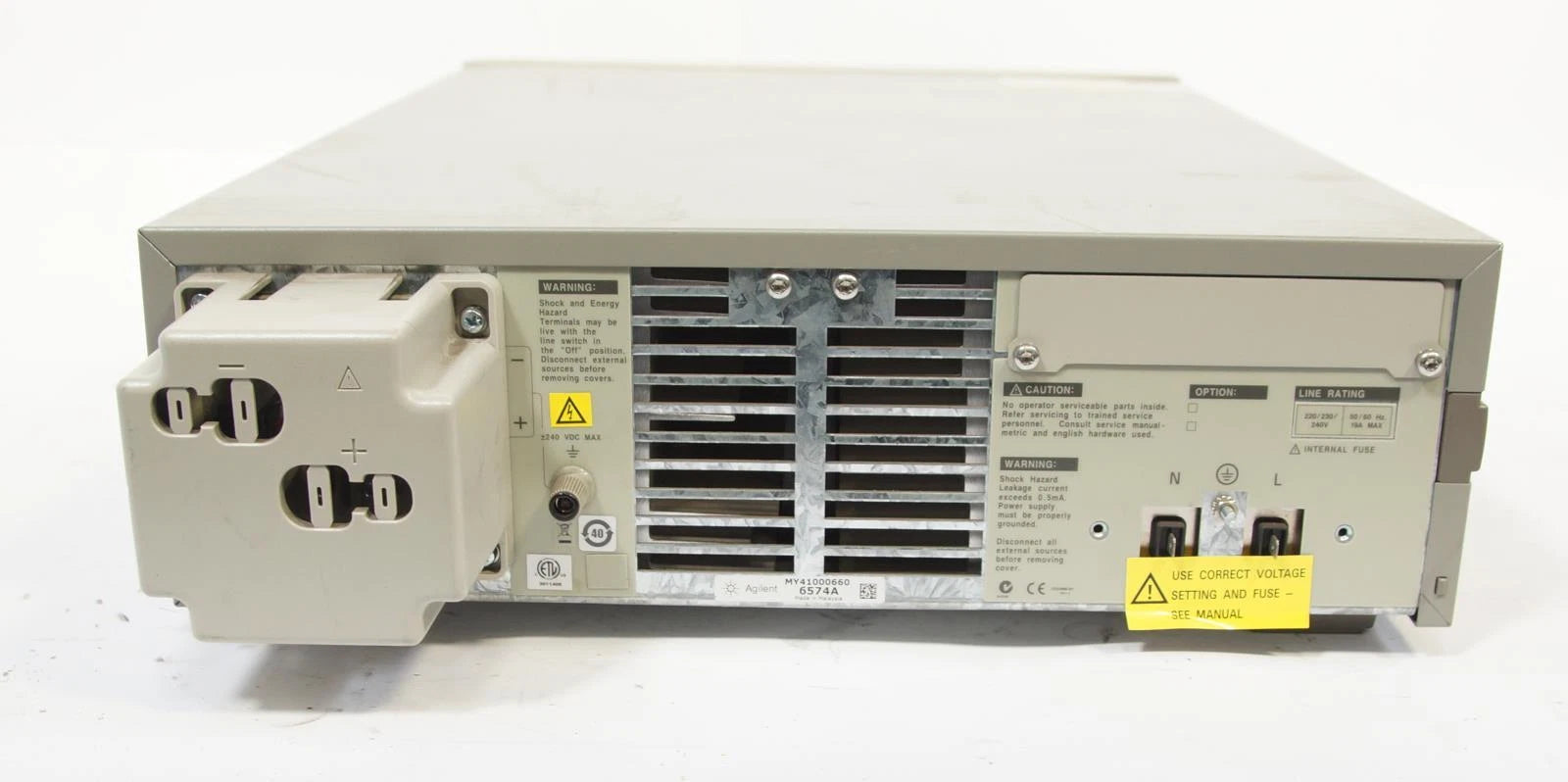 HP Agilent Keysight 6574A 60V / 35A / 2000 Watt DC System Power Supply