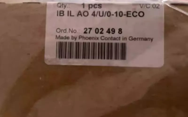 1 PC NEW IB IL AO 4/U/0-10-ECO 2702498 Module #B5924 CL