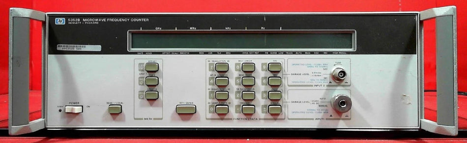 HP Agilent 5352B-001 Microwave Frequency Counter 500mHz to 46 GHz 2908A00490