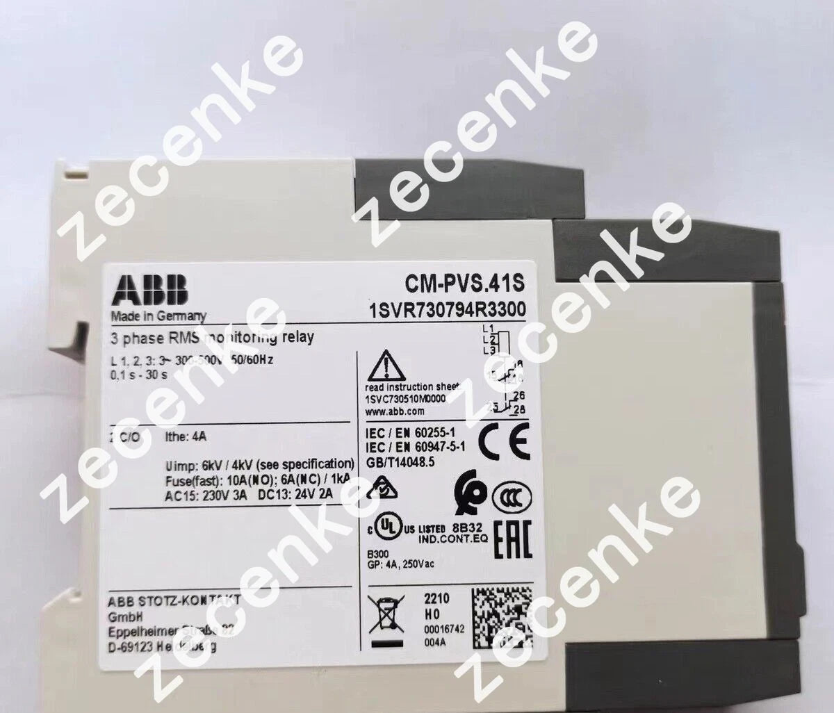ABB CM-PVS.41S Monitoring Relay 1pc - New
