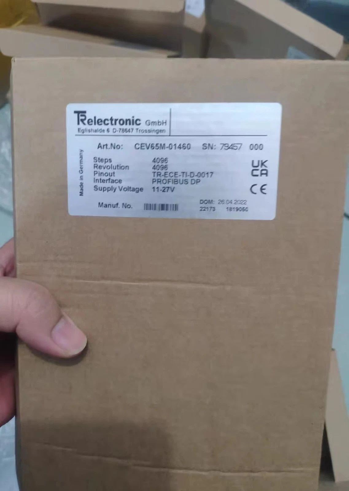 TR CEV65M-01460 Rotary Encoder CEV65M01460 in New Box