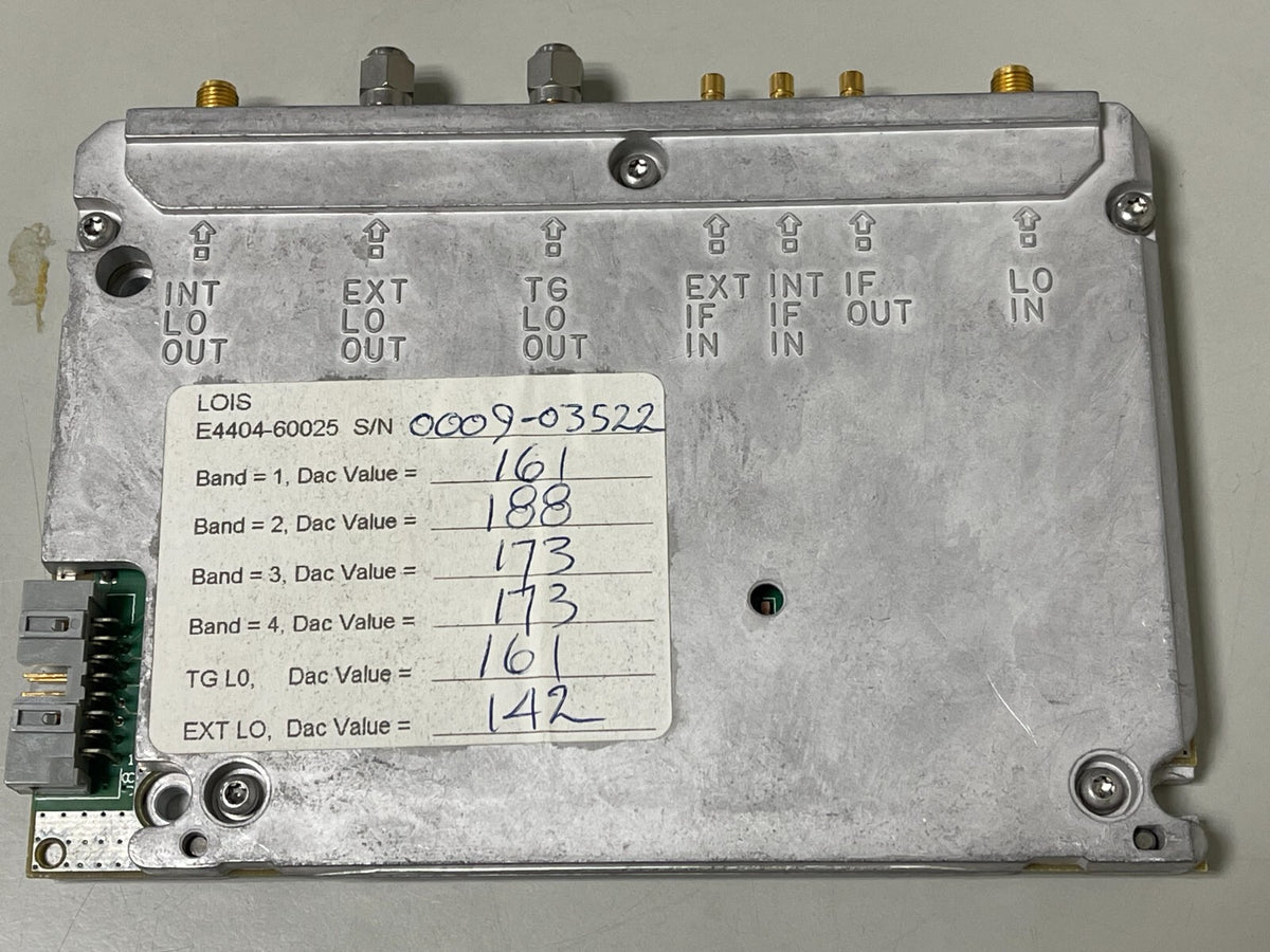 HP Agilent E4404-60025 LOIS Assembly for Agilent ESA-E Series Spectrum Analyzer - XG eqpt