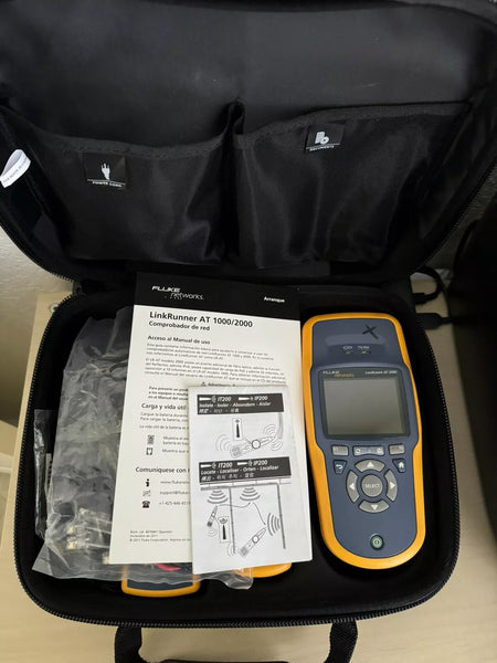 Fluke Networks LRAT-2000 LinkRunner AT-2000 Tester Kit (READ) Missing Port