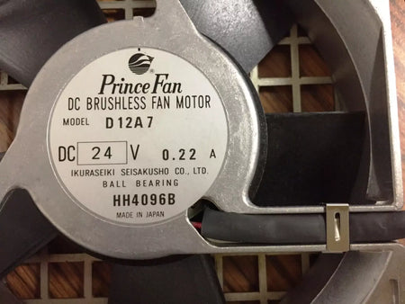 Prince Fan D12A7 DC Brushless Fan Motor 120 x 120 x 25mm 24VDC 0.22A