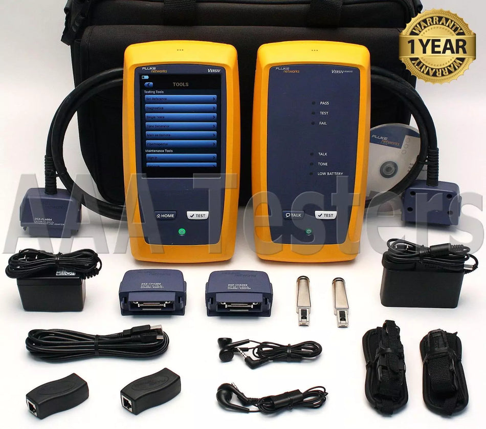 Fluke Networks DSX-5000 Versiv Cat6 Cat6a LAN Cable Certifier Tester DSX 5000
