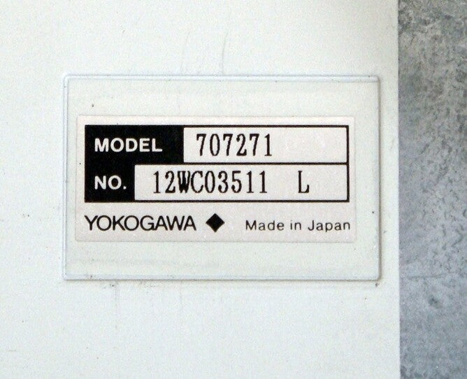 WE7271 4ch Isolation Digitaizer Module by YOKOGAWA