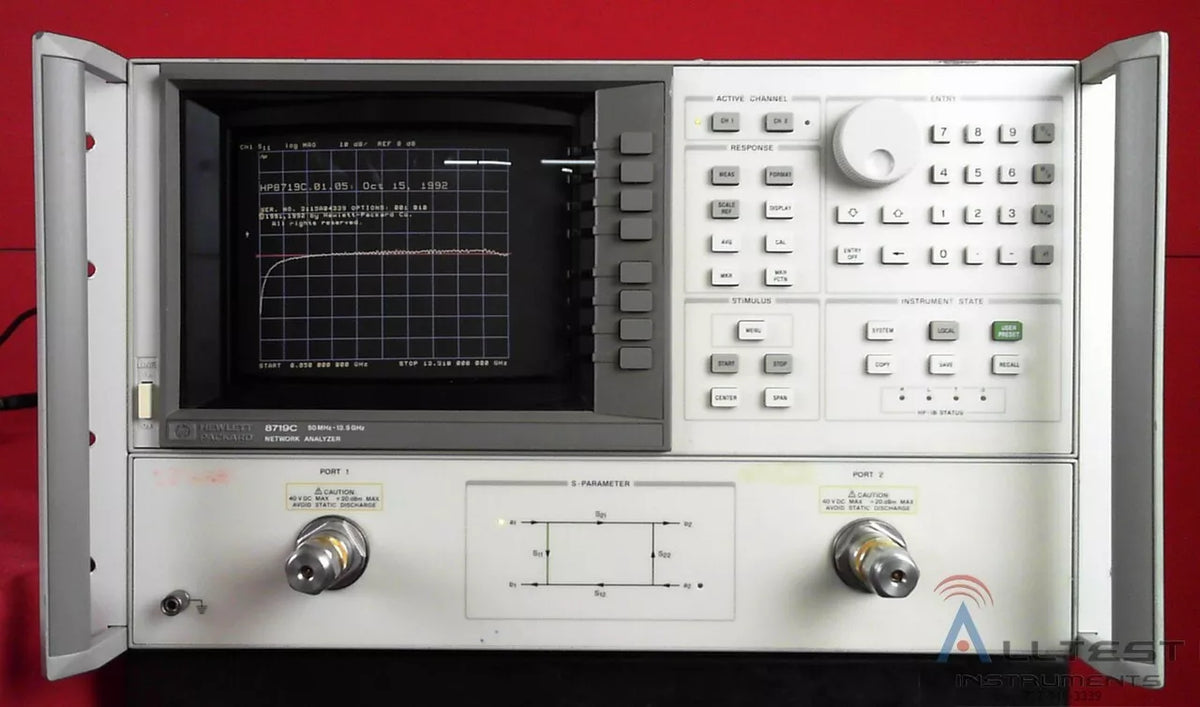 HP Agilent 8719C Vector Network Analyzer, 50 MHz to 13.5 GHz