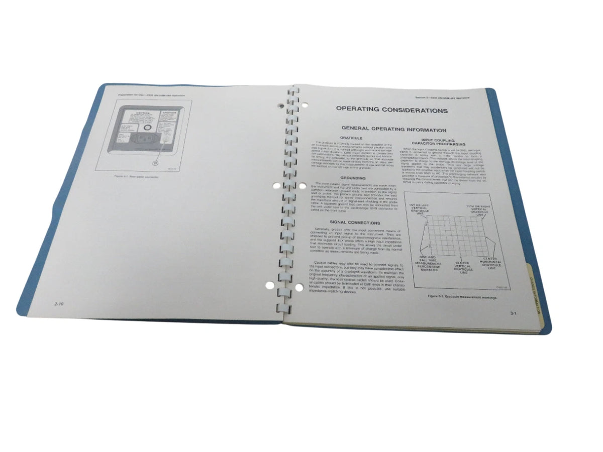 Original Tektronix 2235 AN/USM-488 Oscilloscope Instruction Manual