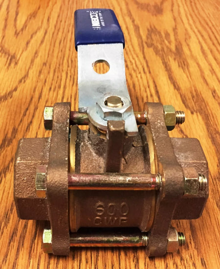 Nibco Material # NL9950A T-595-Y 1 3PC THRD Ball Full Port BRZ Ball Valve