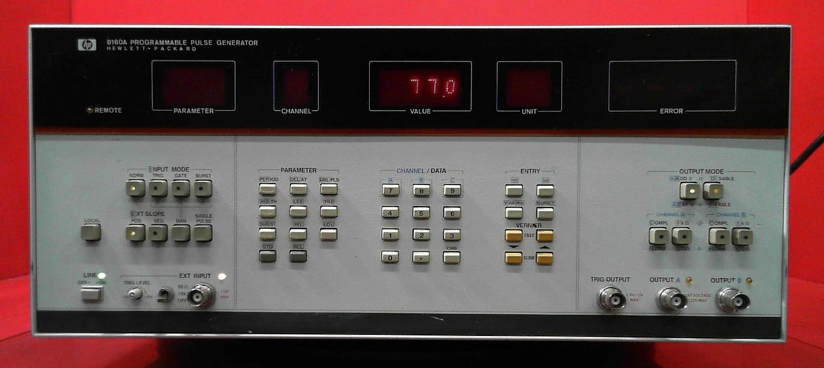 HP Agilent Keysight 8160A 50MHz Pulse Generator 3103G00842