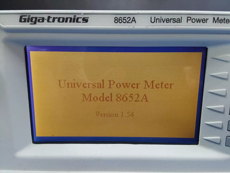 Gigatronics 8652A Universal Power Meter with Option 12 (0398)