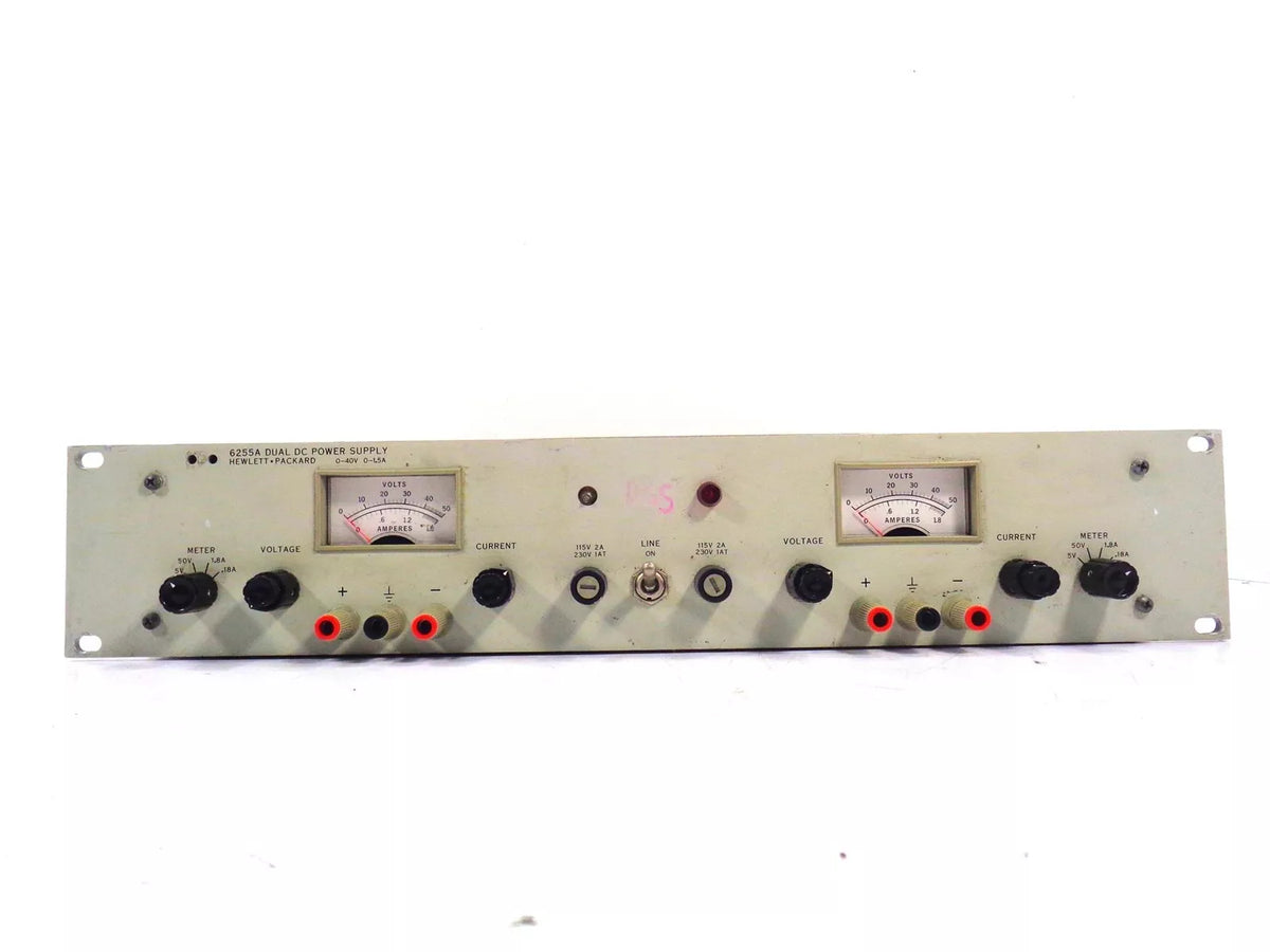 HP 6255A Dual DC Power Supply 0-40V 0-1.5A