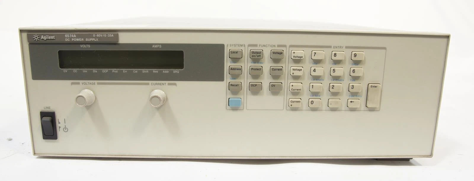 HP Agilent Keysight 6574A 60V / 35A / 2000 Watt DC System Power Supply