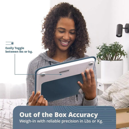 Digital AccuCheck Bathroom Scale 400lbs Capacity with Batteries