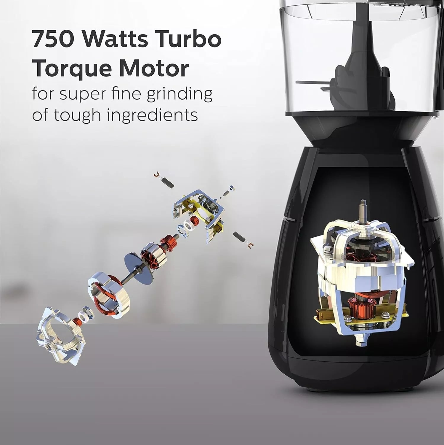 PHILIPS Mixer Grinder Food Processor 750W 3-in-1 Juicer 4 Jar HL7707/01