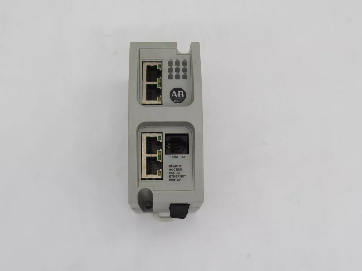 Allen Bradley 9300-RADES Ethernet Modem Remote Access 4 Port Switch