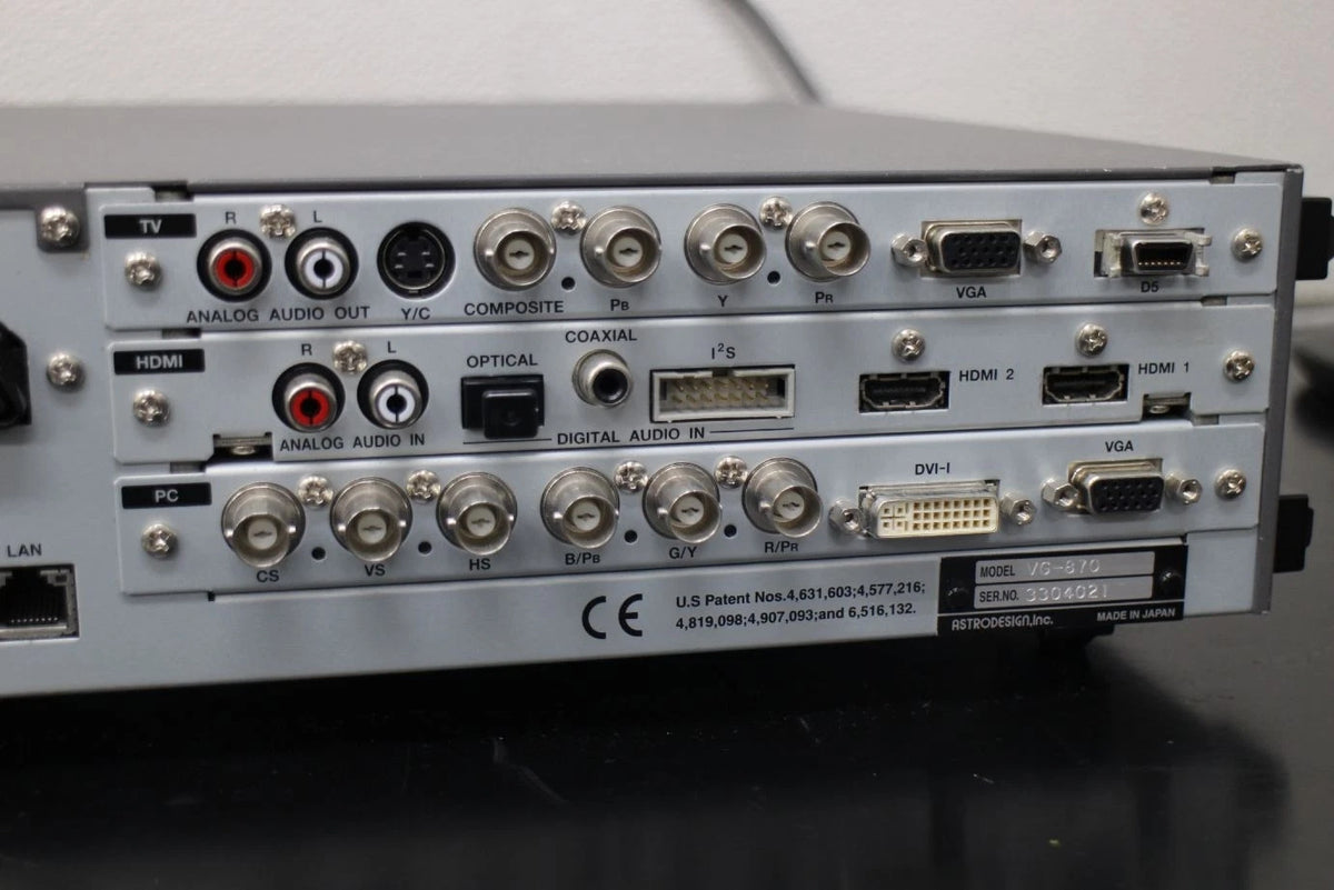 ASTRO DESIGN VG870 Programmable Video Signal Generator