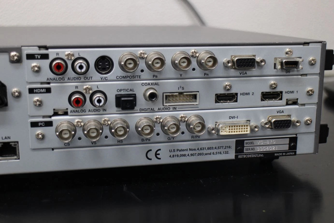 ASTRO DESIGN VG870 Programmable Video Signal Generator