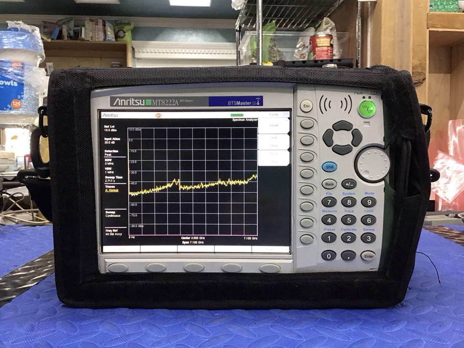 Anritsu MT8222A BTS Master 100 kHz -4 Ghz Vna 7.1 GHz Handheld Spectrum Analyzer