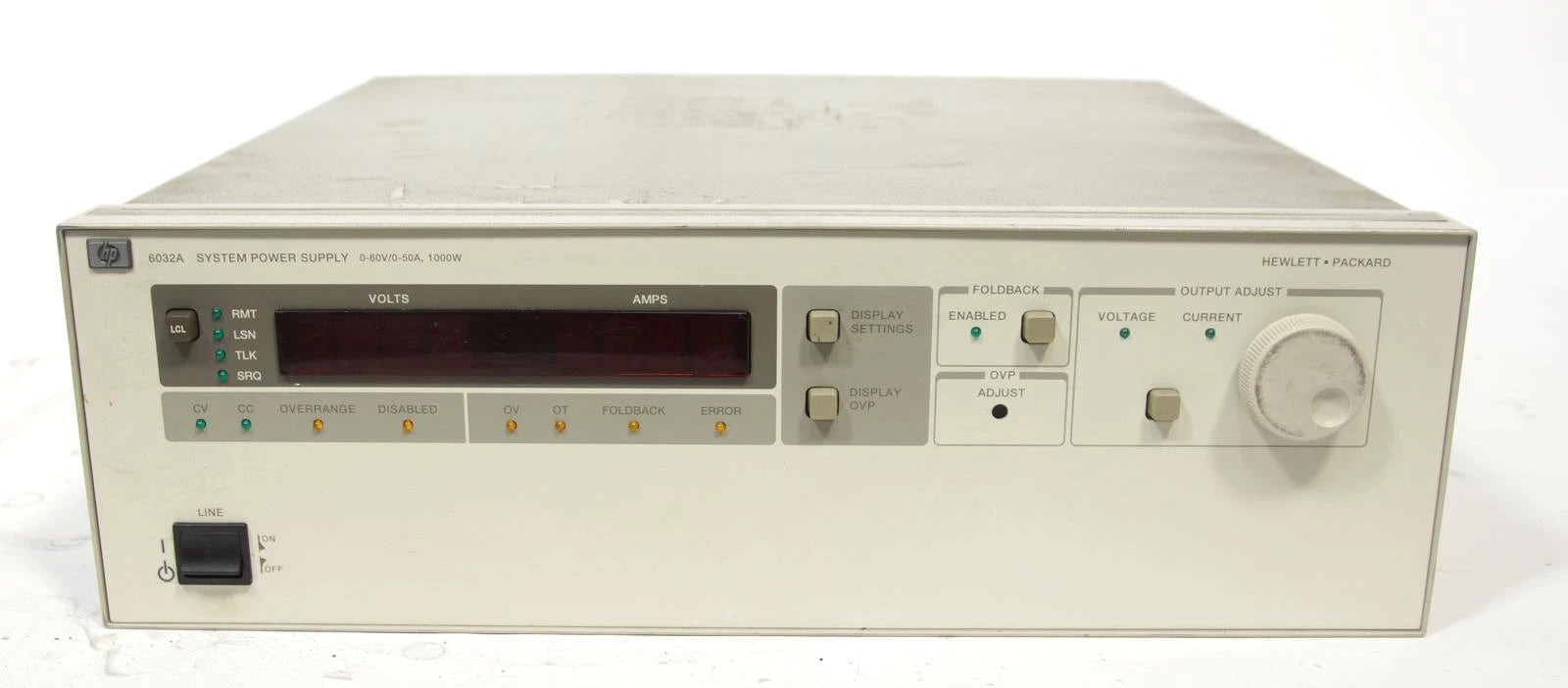 HP Agilent Keysight 6032A System DC Power Supply 0-60V / 0-50A / 1000W