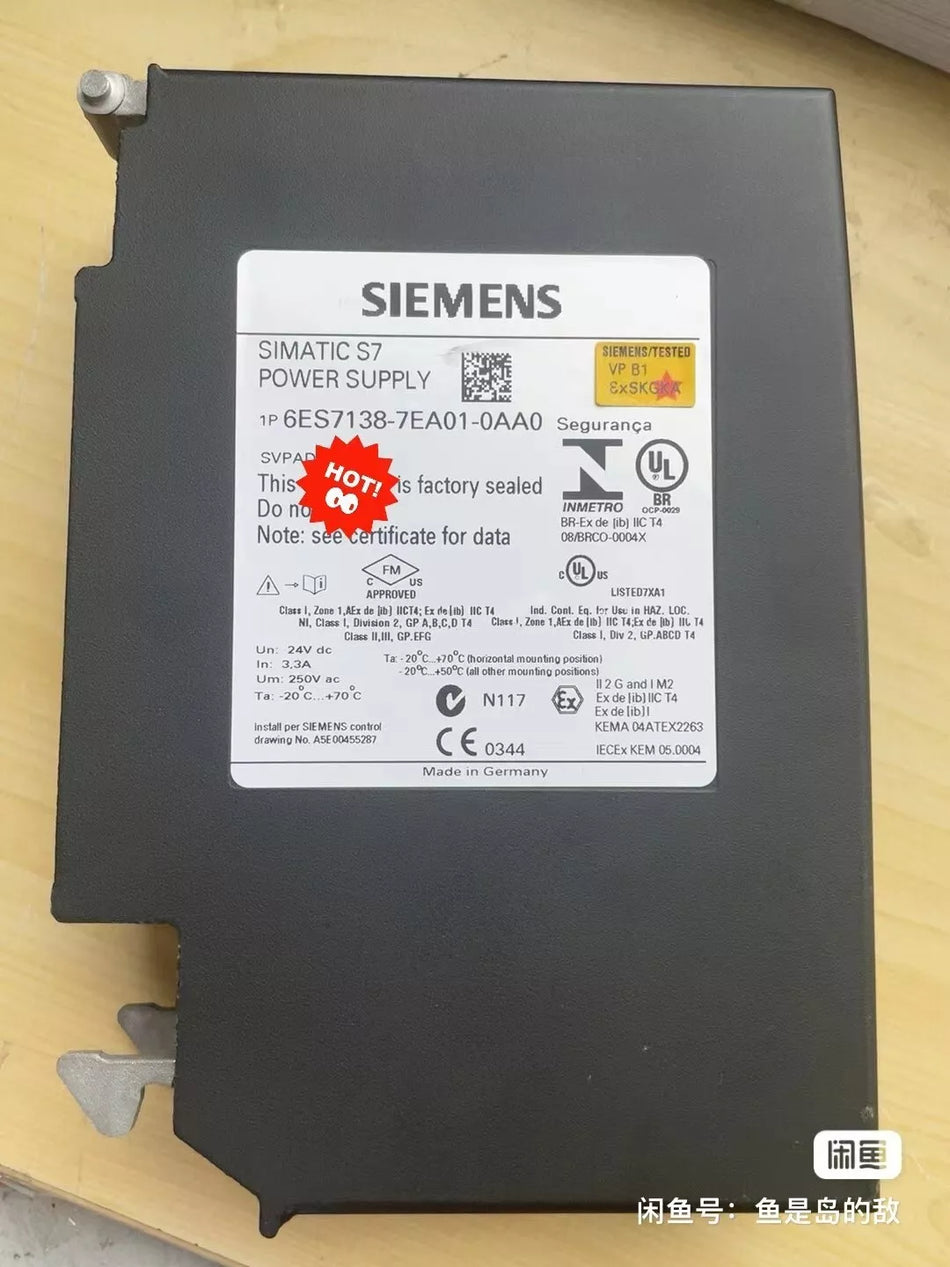 Siemens 6ES7138-7EA01-0AA0 Power Module