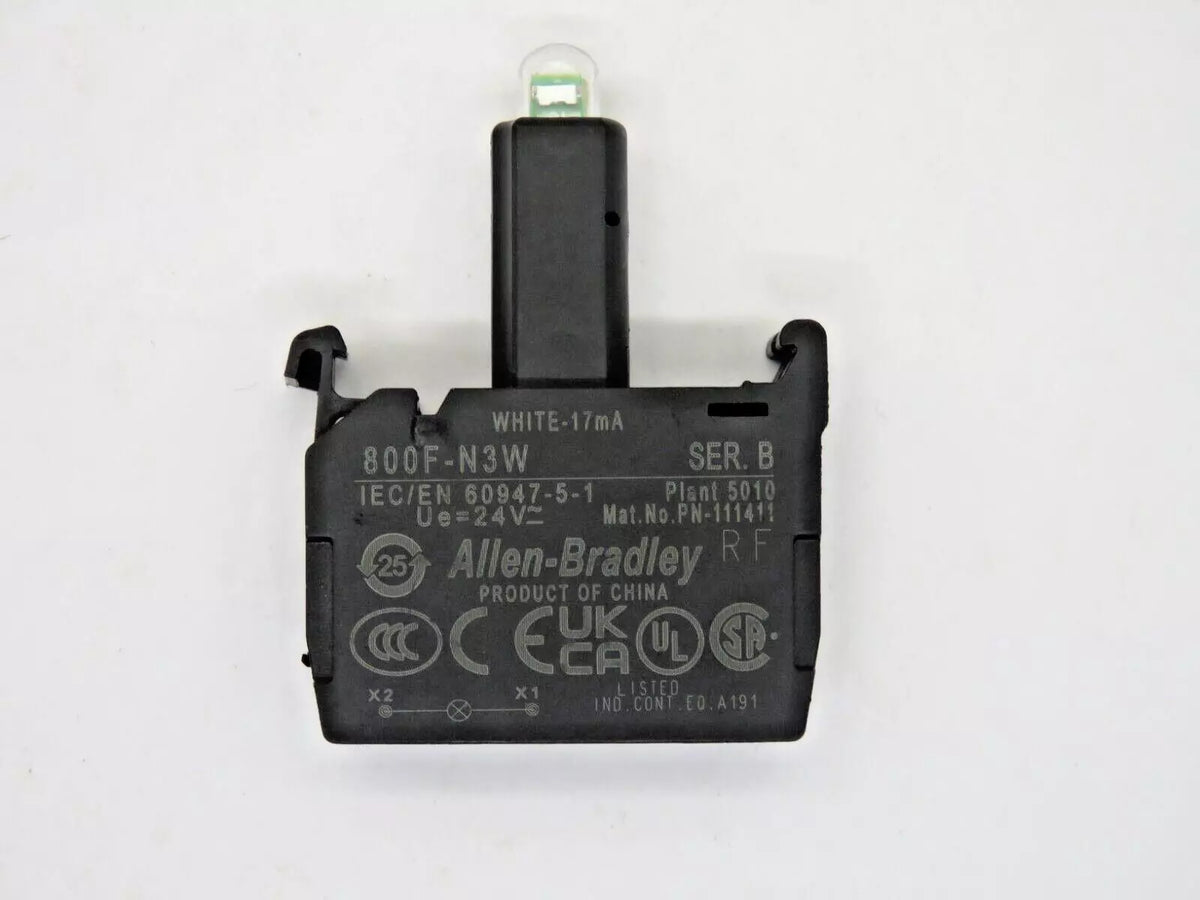 Allen-Bradley 800F-N3W Integrated LED Lamp Module 24 V AC - NEW OPENBOX