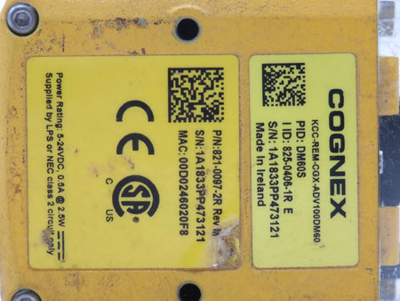 COGNEX KCC-CGX-ADV100DM60 Industrial Barcode Reader