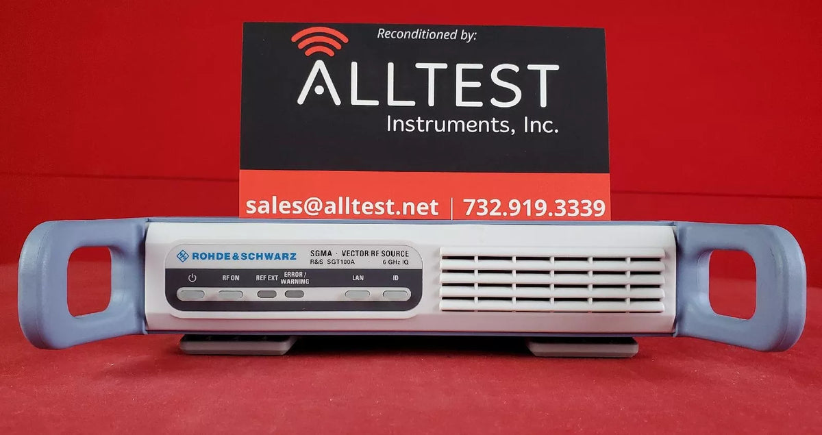 Rohde and Schwarz SGT100A 101779 SGMA Vector RF Source 6GHz, OPTIONS