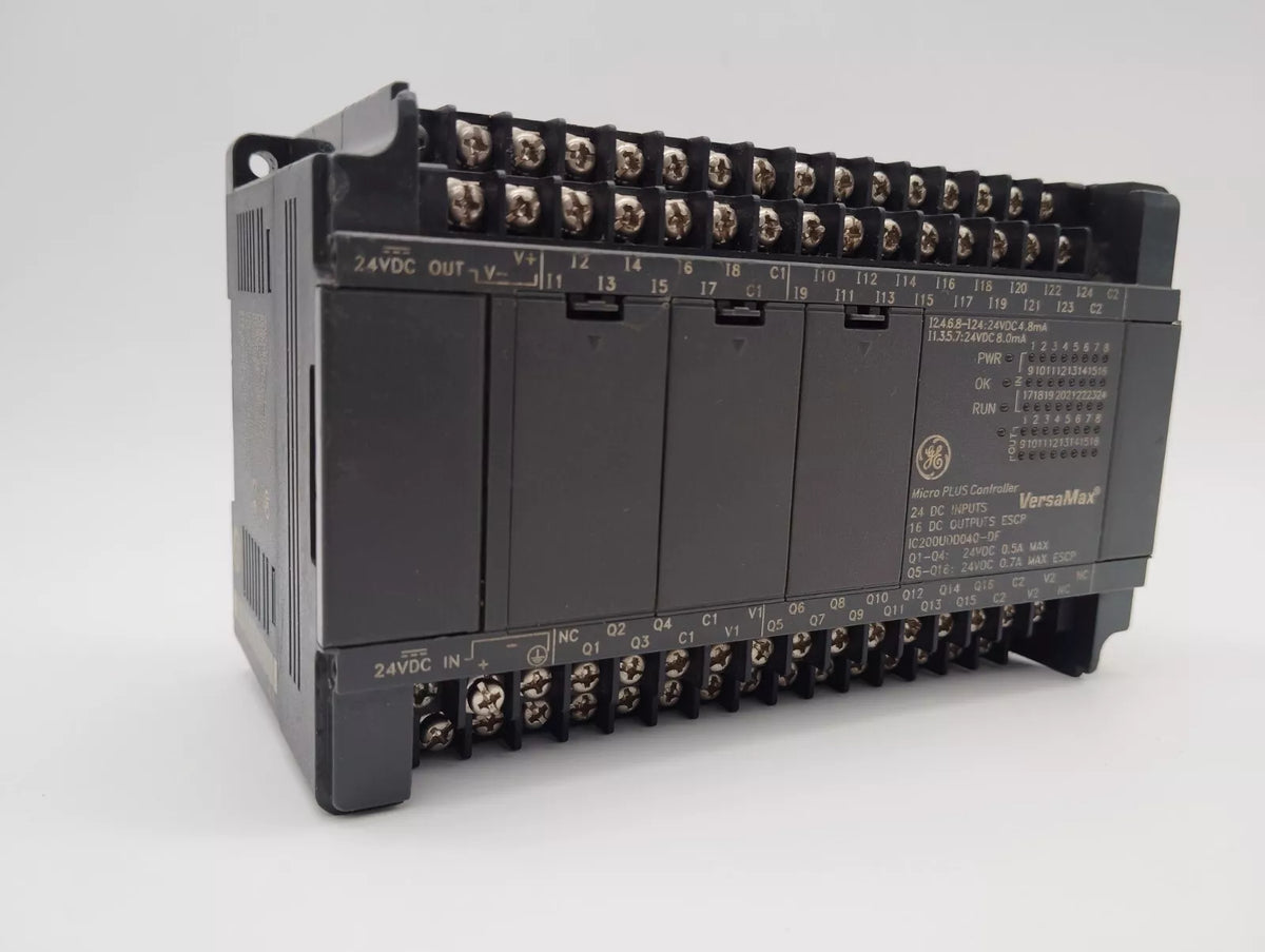 GE FANUC VersaMax IC200UDD040-DF Micro Plus Controller 40 Point PLC