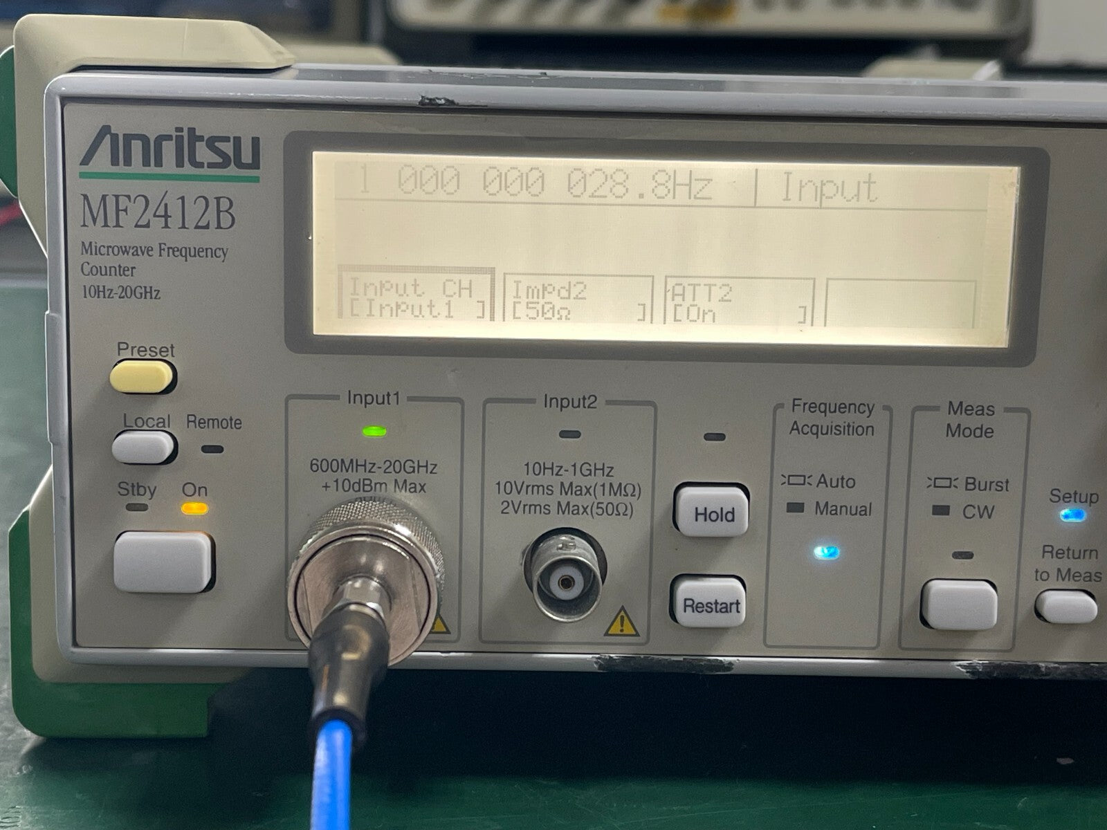 Anritsu MF2412B 10 Hz to 20 GHz Microwave Frequency Counter _7708