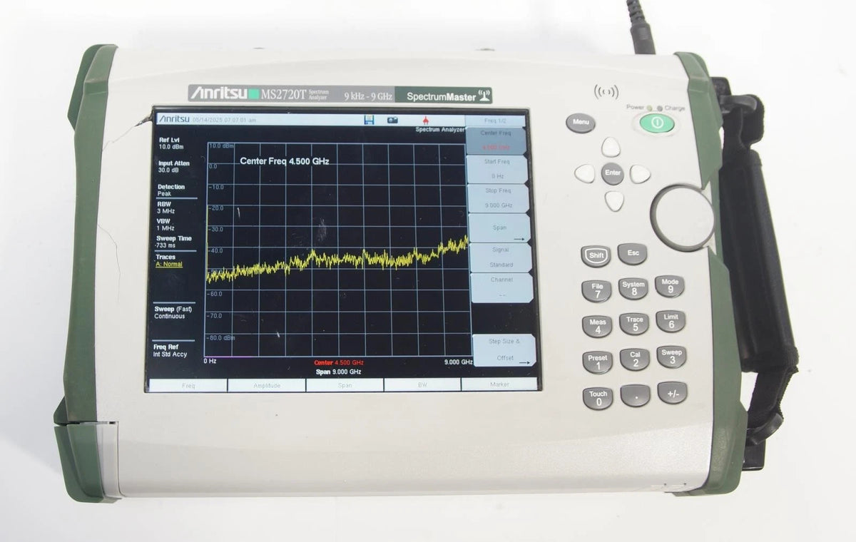 Anritsu MS2720T Spectrum Analyzer 9kHz to 9GHz OPT SM6963 / 709