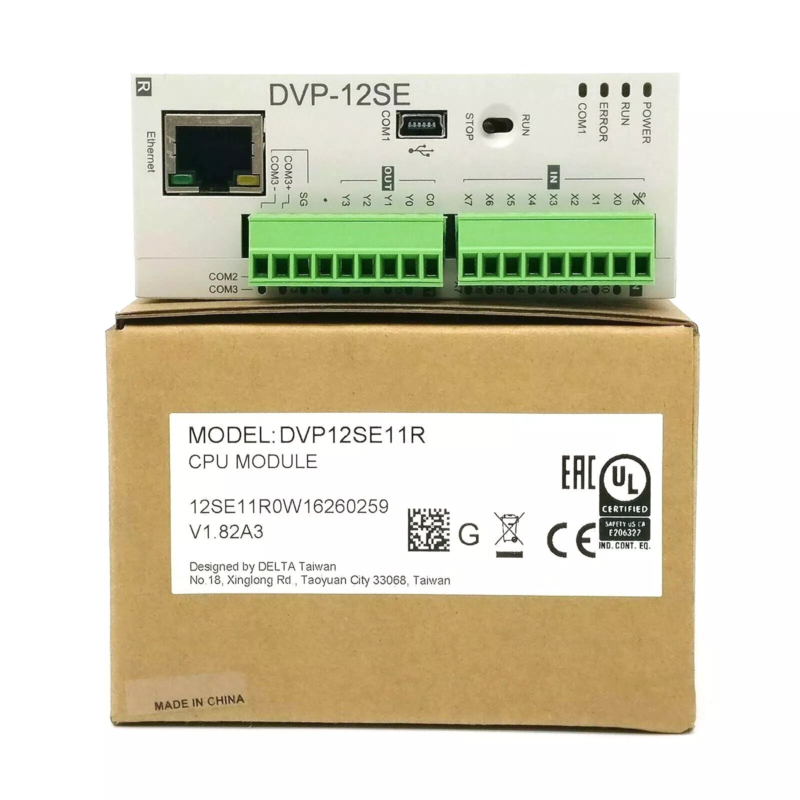 New DELTA DVP12SE11R PLC Module | Expedited Shipping
