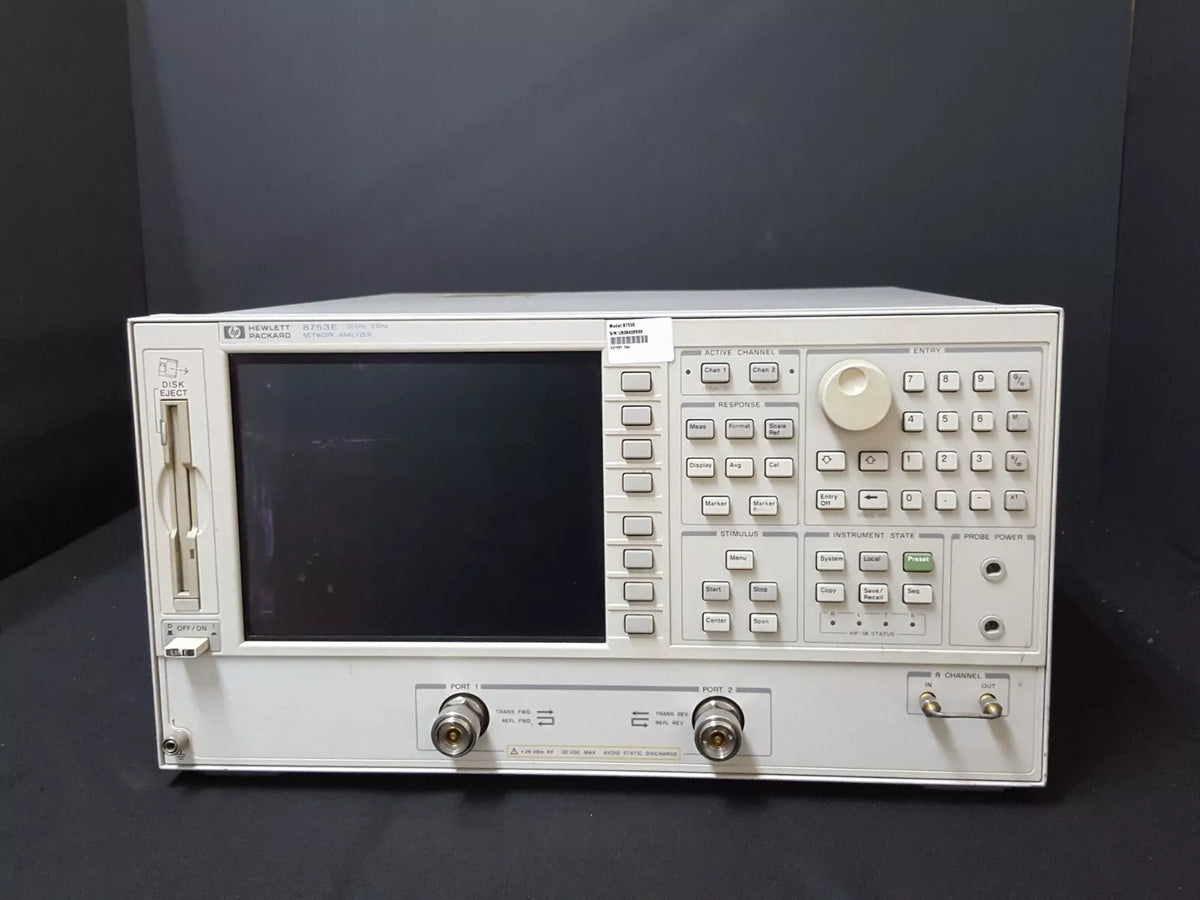 HP 8753E Network Analyzer 30kHz to 3GHz (2699)