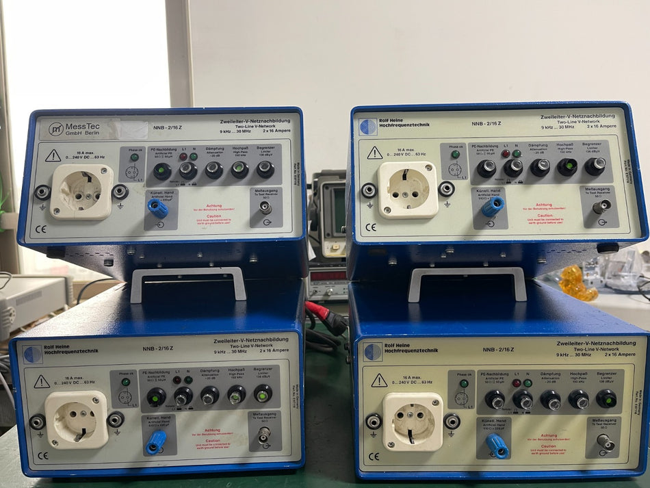 ROLF HEINE Hochfrequenztechnik NNB-2/16Z Two line V-LISN 9 kHz - 30MHz - XG eqpt