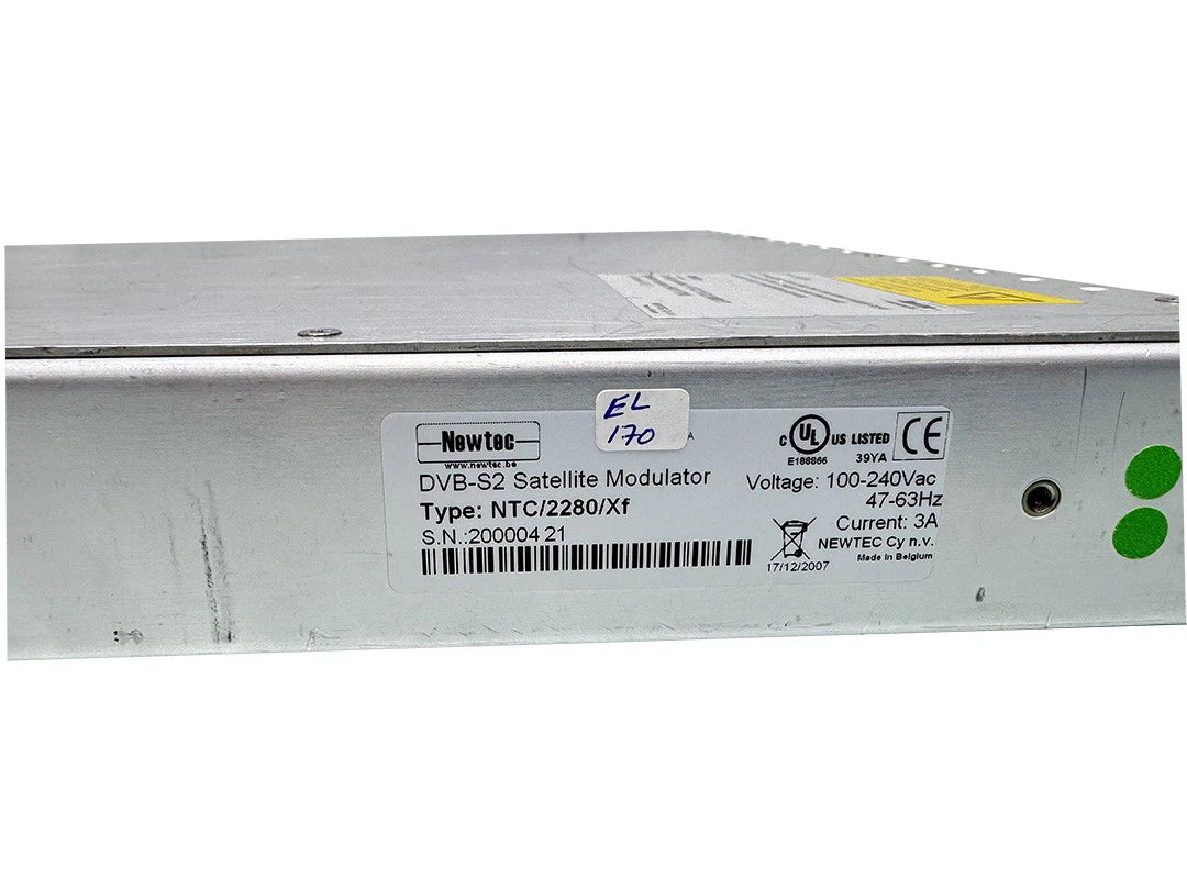 Newtec EL170 Elevation IP Satcom Modulator DVB-S2