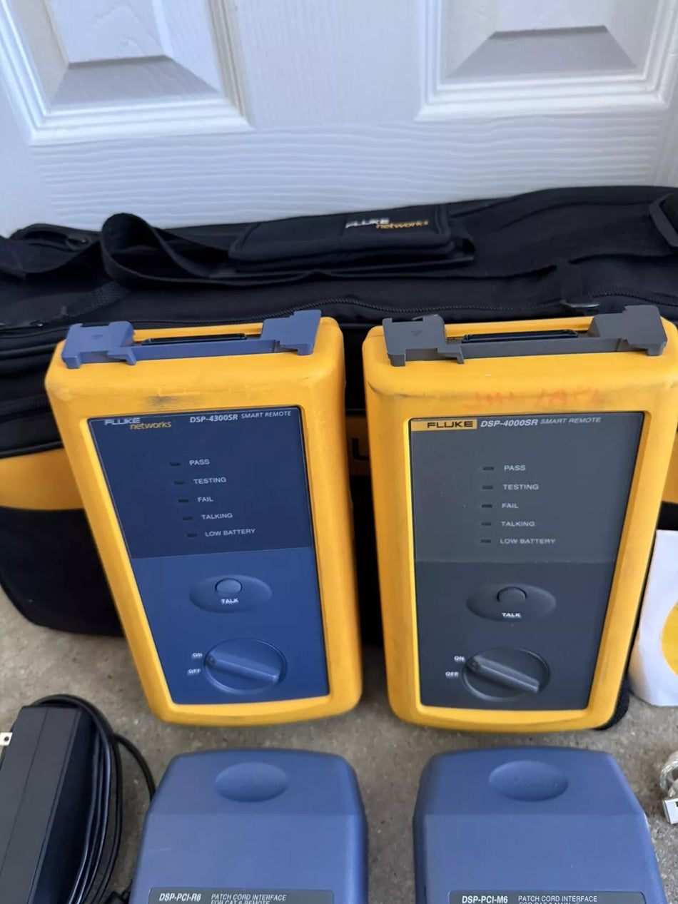 Fluke DSP-4300SR/DSP-4000SR Smart Remotes with Case and Accessories