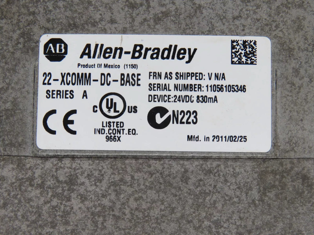 Allen Bradley 22-XCOMM-DC-BASE Communications Kit PowerFlex 22-COM Adapters
