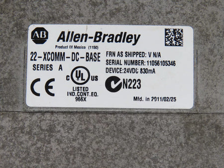 Allen Bradley 22-XCOMM-DC-BASE Communications Kit PowerFlex 22-COM Adapters