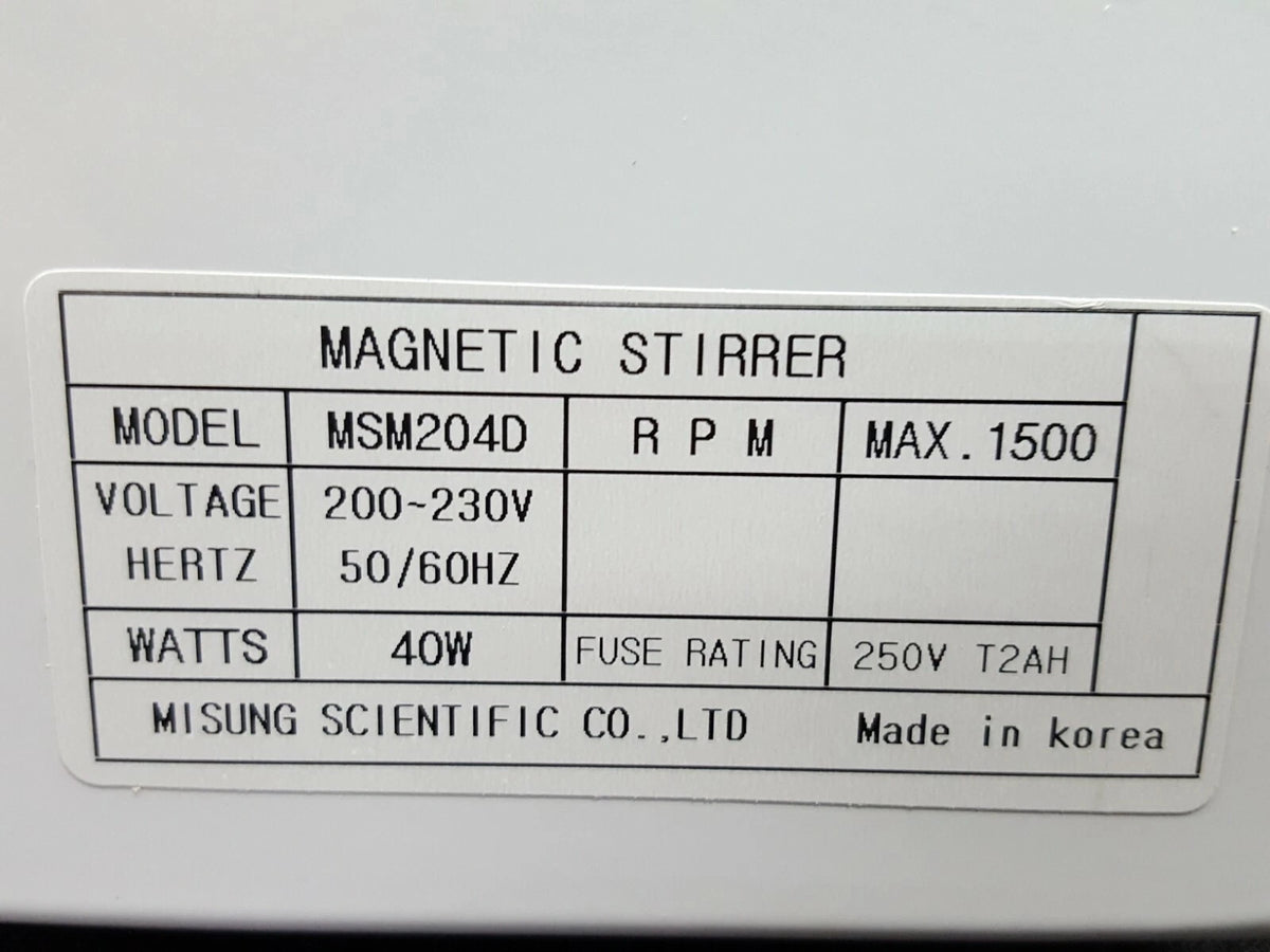 MISUNG MSM204D Magenetic Stirrer (Q)