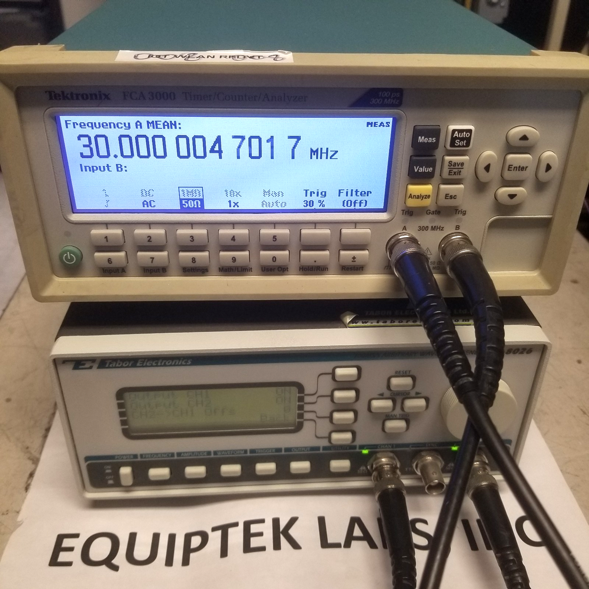FCA3000 Timer/Counter/Analyzer 300MHz