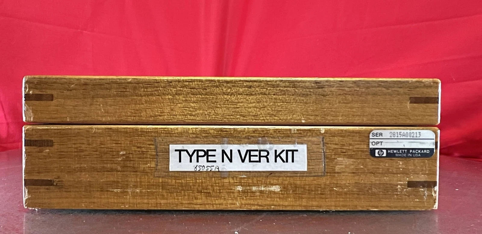 Agilent/Keysight 85055A Verification Kit Type-N SN 2815A00213