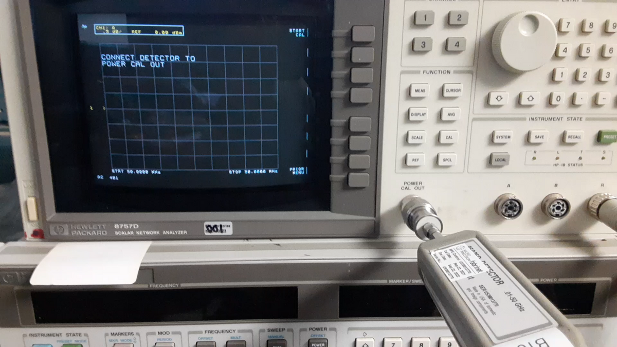 Scalar Network Analyzer Amplitude vs Freq plots to 50 GHz