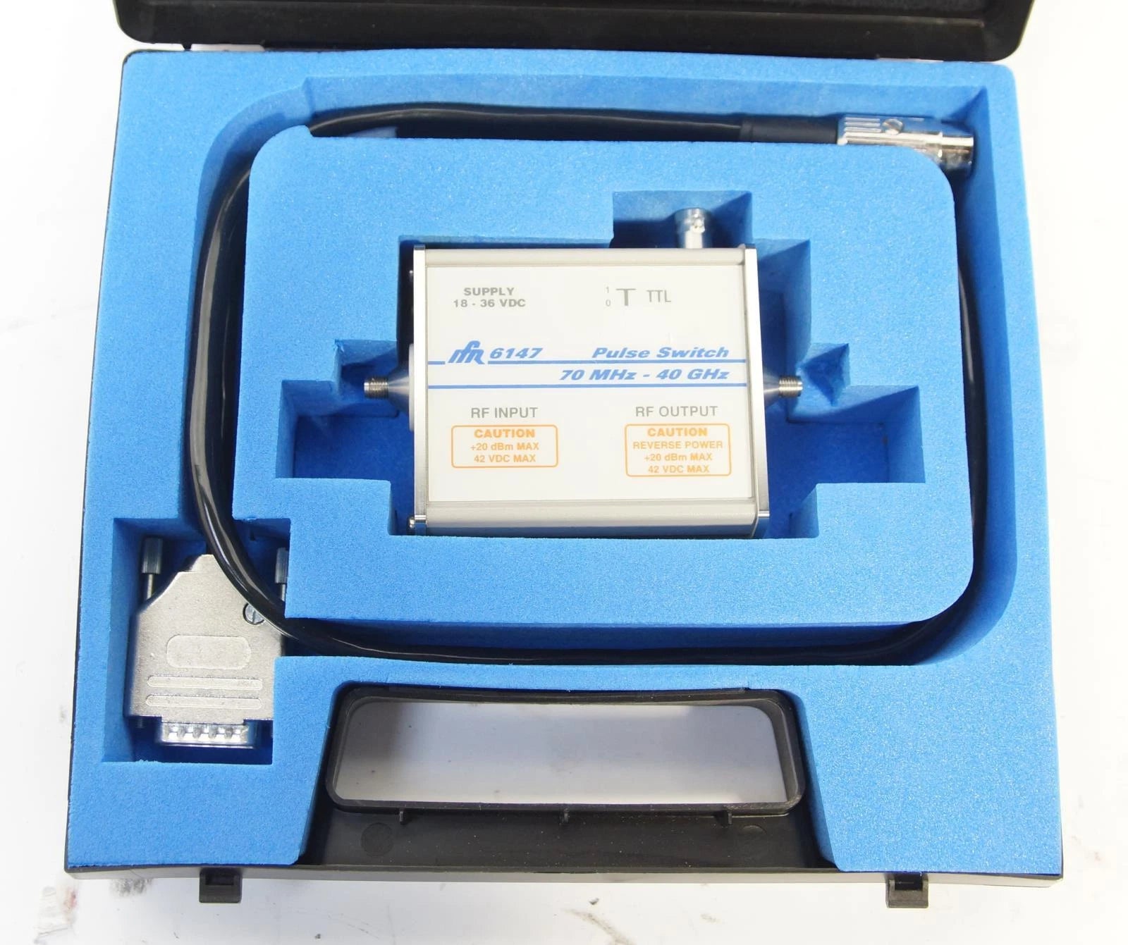 IFR  / Aeroflex / Marconi 6147 70MHz To 40 GHz Pulse Switch / Scalar Detector
