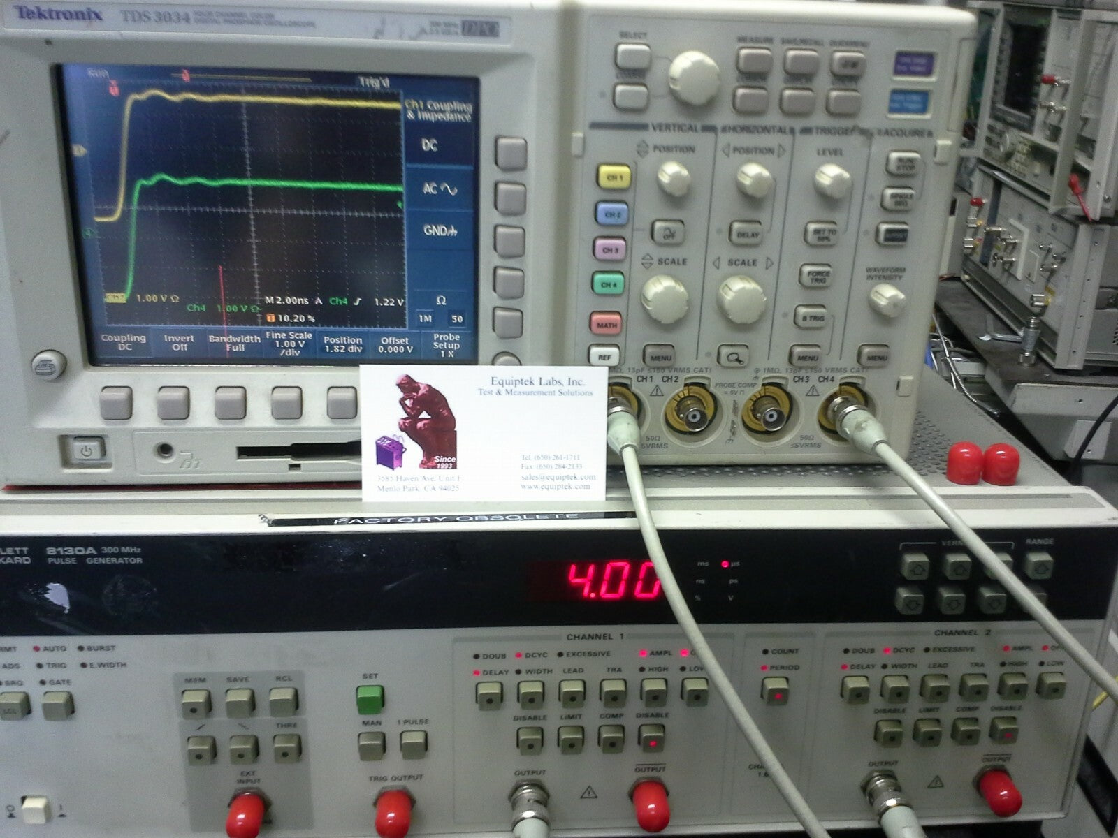 300 MHz Pulse Generator by HP