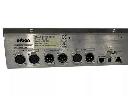 Orban OPTiCODEC 7600 Audio Codec for IP and ISDN