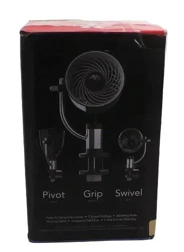 Vornado Pivot Clip Personal Air Circulator Fan 3 Speeds, Black-Free shipping