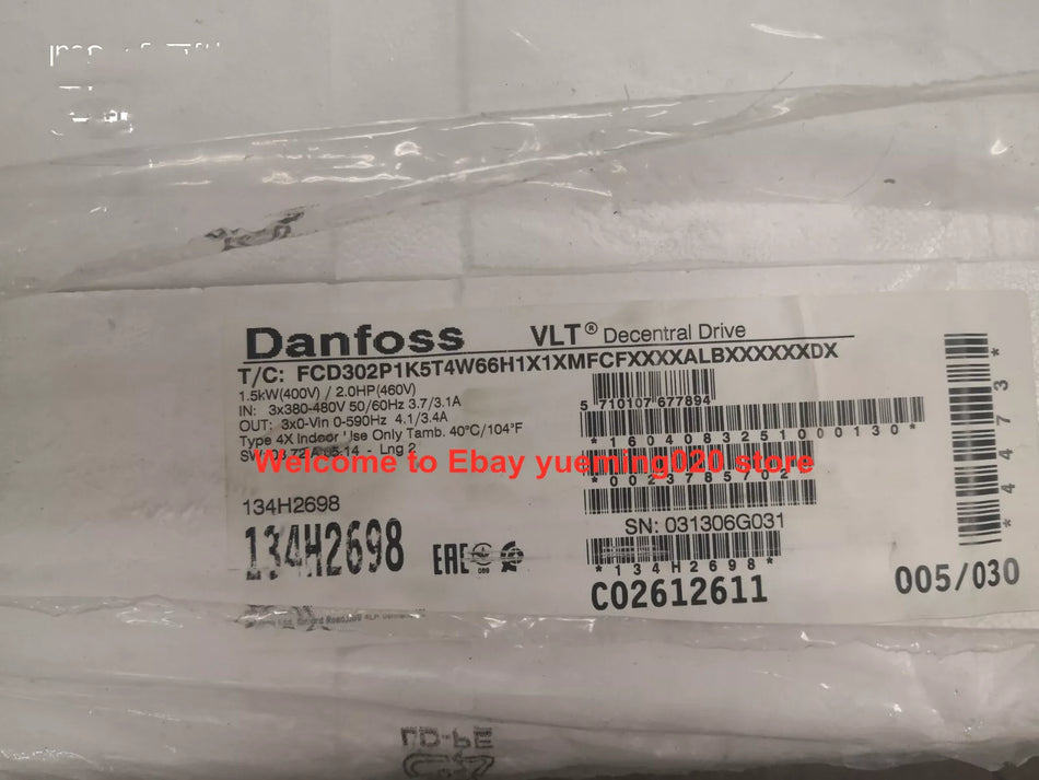 FCD302P1K5T4W66H1X1XMFCFXXXXALBXXXXXXDX 134H2698 inverter drives