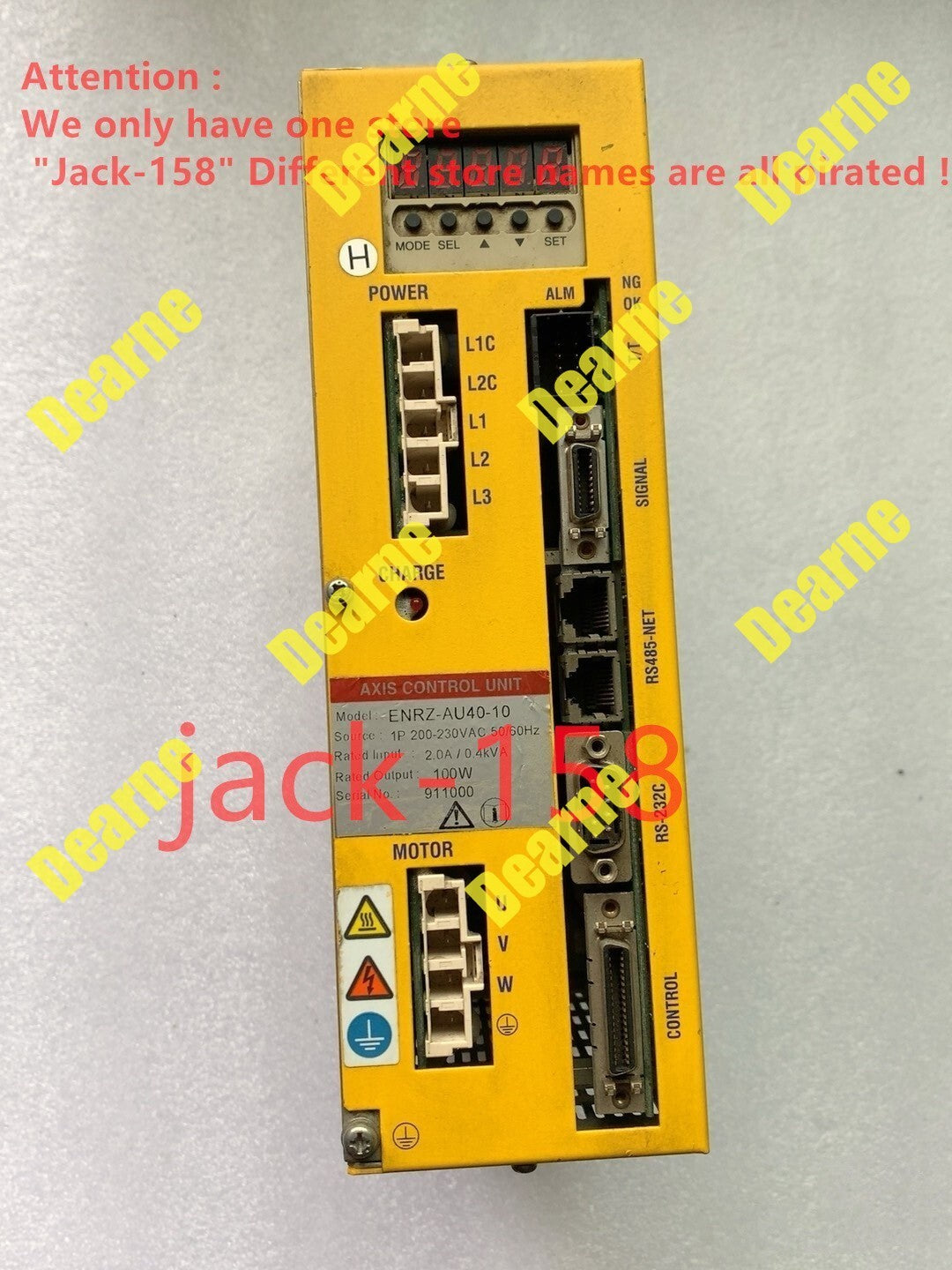 ENRZ-AU40-10 by DHL or FedEx