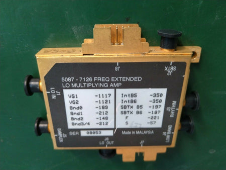 HP Agilent 5087-7126 FREQ EXTENDED LO Multiplying Amplifier for E4446A - XG eqpt